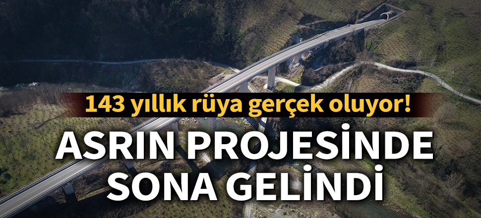 Asrın projesi bu yıl tamamlanıyor