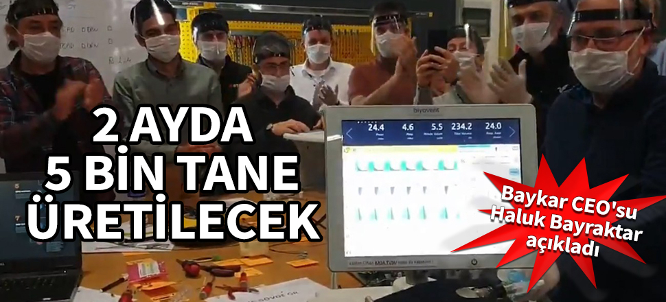 Baykar CEO'su Haluk Bayraktar açıkladı: 2 ayda 5 bin tane üretilecek
