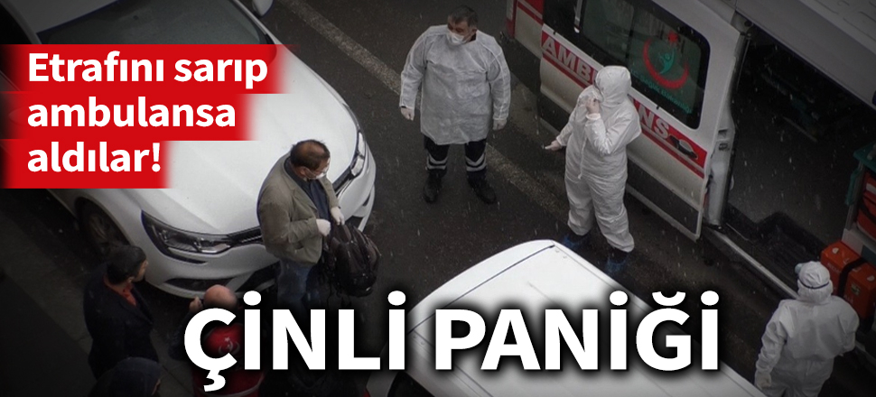 Son dakika... Kars'ta Çinli paniği! Etrafını sarıp ambulansa aldılar (Koronavirüs, Corona, Kovid-19)