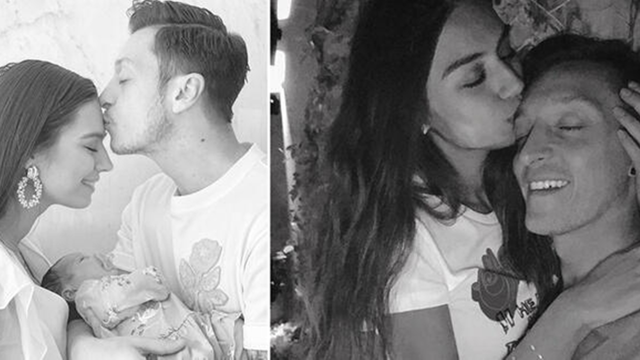 ''Hoşgeldin Eda...'' Mesut Özil baba oldu...