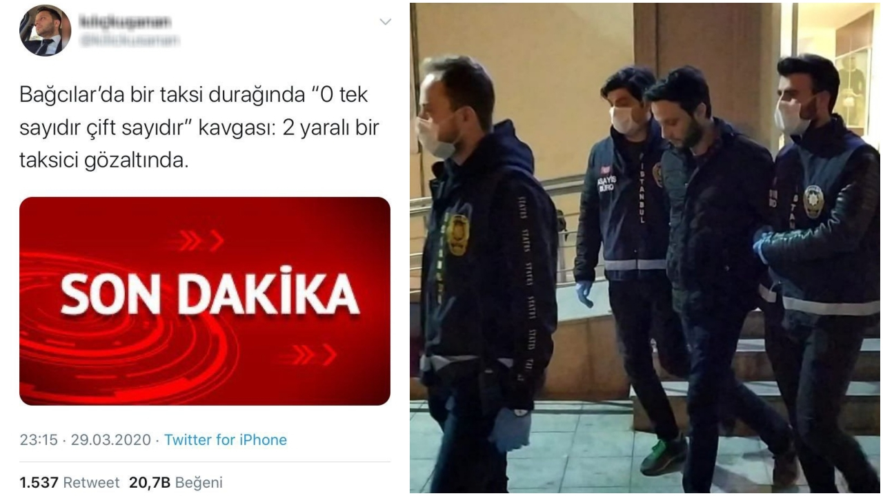 “0 tek sayıdır çift sayıdır kavgası” tweetine gözaltı