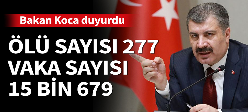 Bakan Koca: Ölü sayımız 277'ye yükseldi...