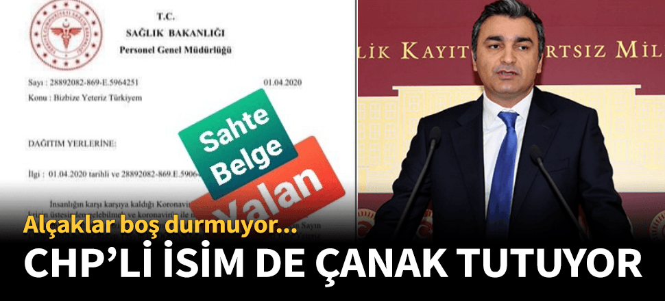 Alçaklar boş durmuyor! CHP'li isim çanak tutuyor
