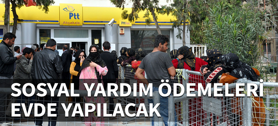PTT'ler kapanıyor! Sosyal yardım ödemeleri evde yapılacak!