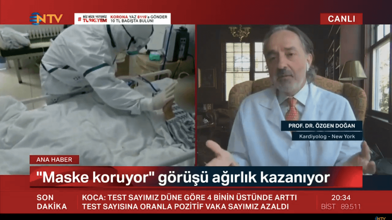 Türk profesörden evde maske yapma tarifi!