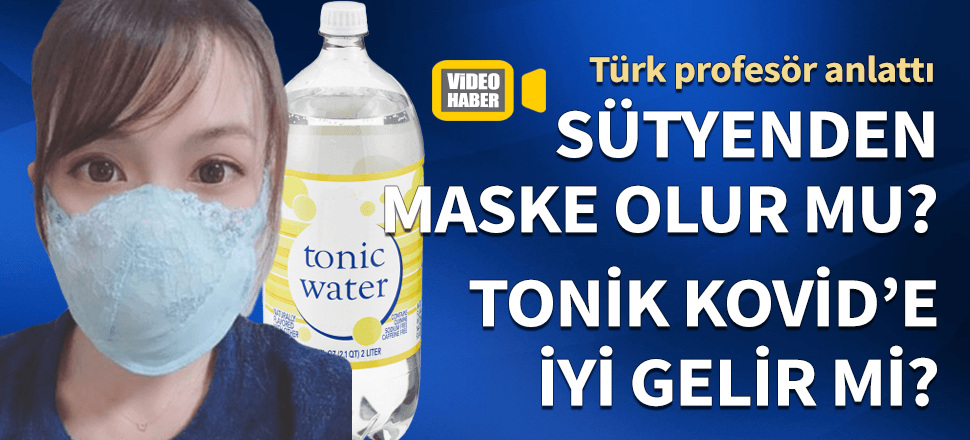 Türk profesörden evde maske yapma tarifi ve virüse karşı tonik önerisi!