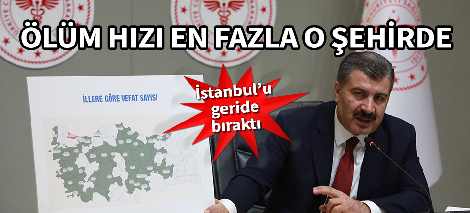 Ölüm hızı en fazla o şehirde! İstanbul'u geride bıraktı