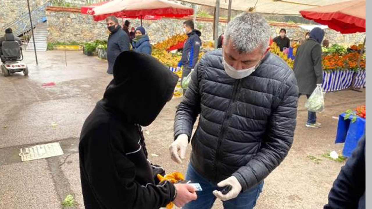 Pendik'te 20 yaşından küçük pazarcılara ceza