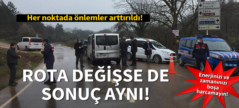 İstanbul'a giriş için bakın ne yaptılar! Jandarma geçit vermedi