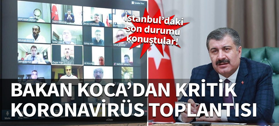 Bakan Koca'dan kritik İstanbul toplantısı...