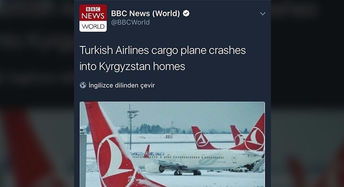 İngiliz BBC, THY hakkında yine yalan haber yaptı!