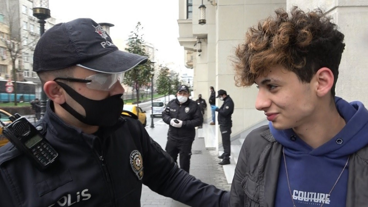 17 yaşındaki genç sokağa çıktı! Cezayı yiyince "Problem değil" dedi