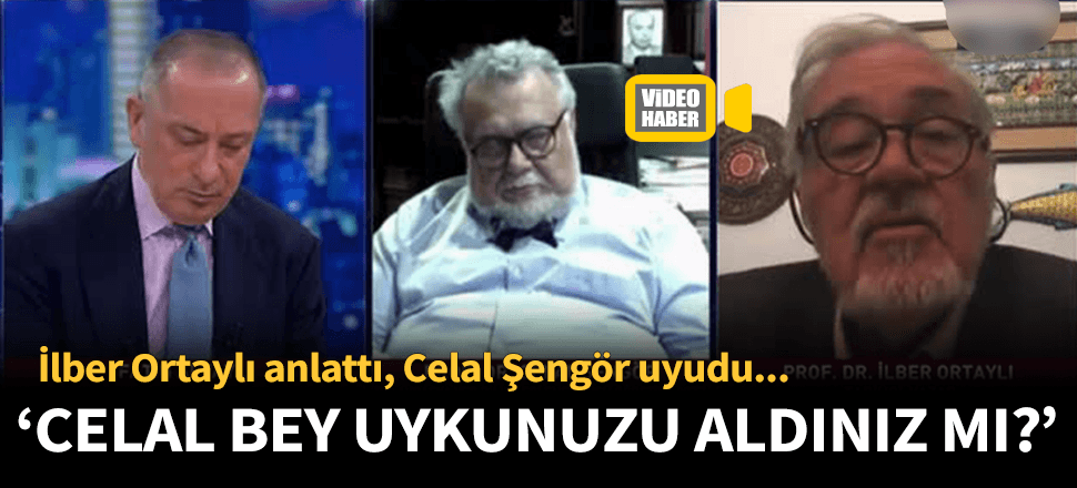 Prof. Celal Şengör canlı yayında uyudu!