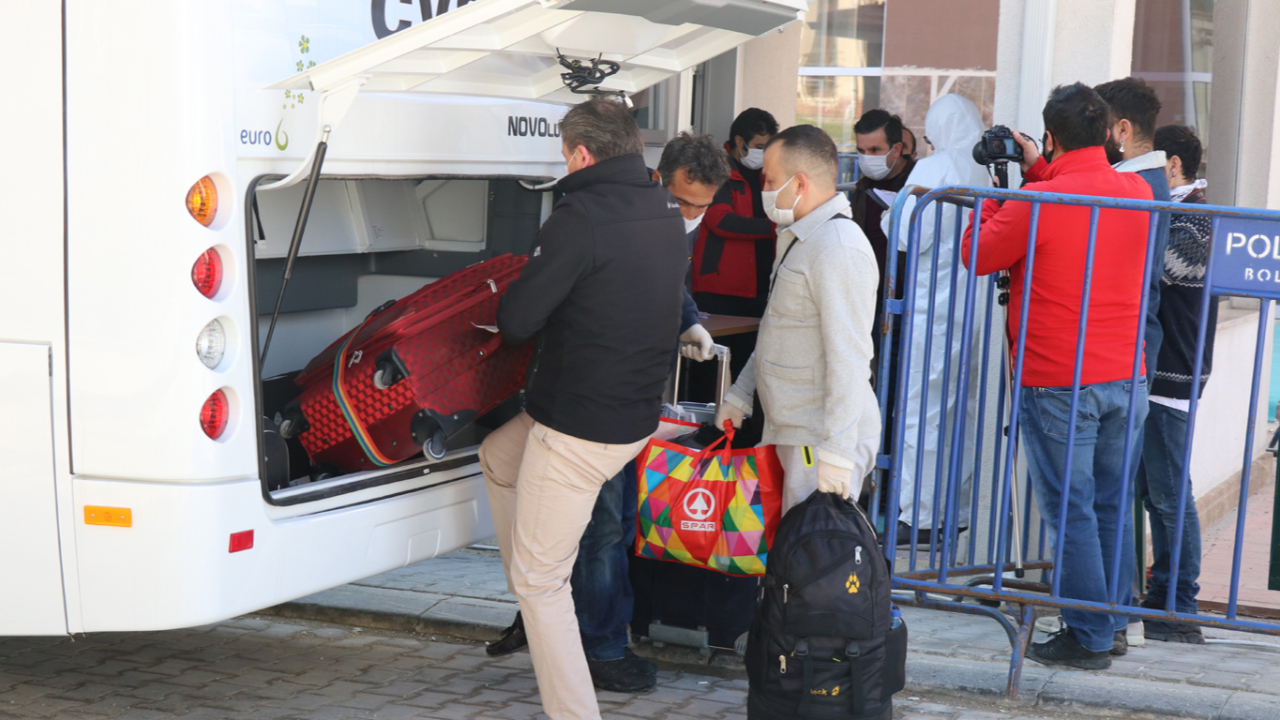 Bolu’da karantinadan çıkan 140 kişi evine döndü