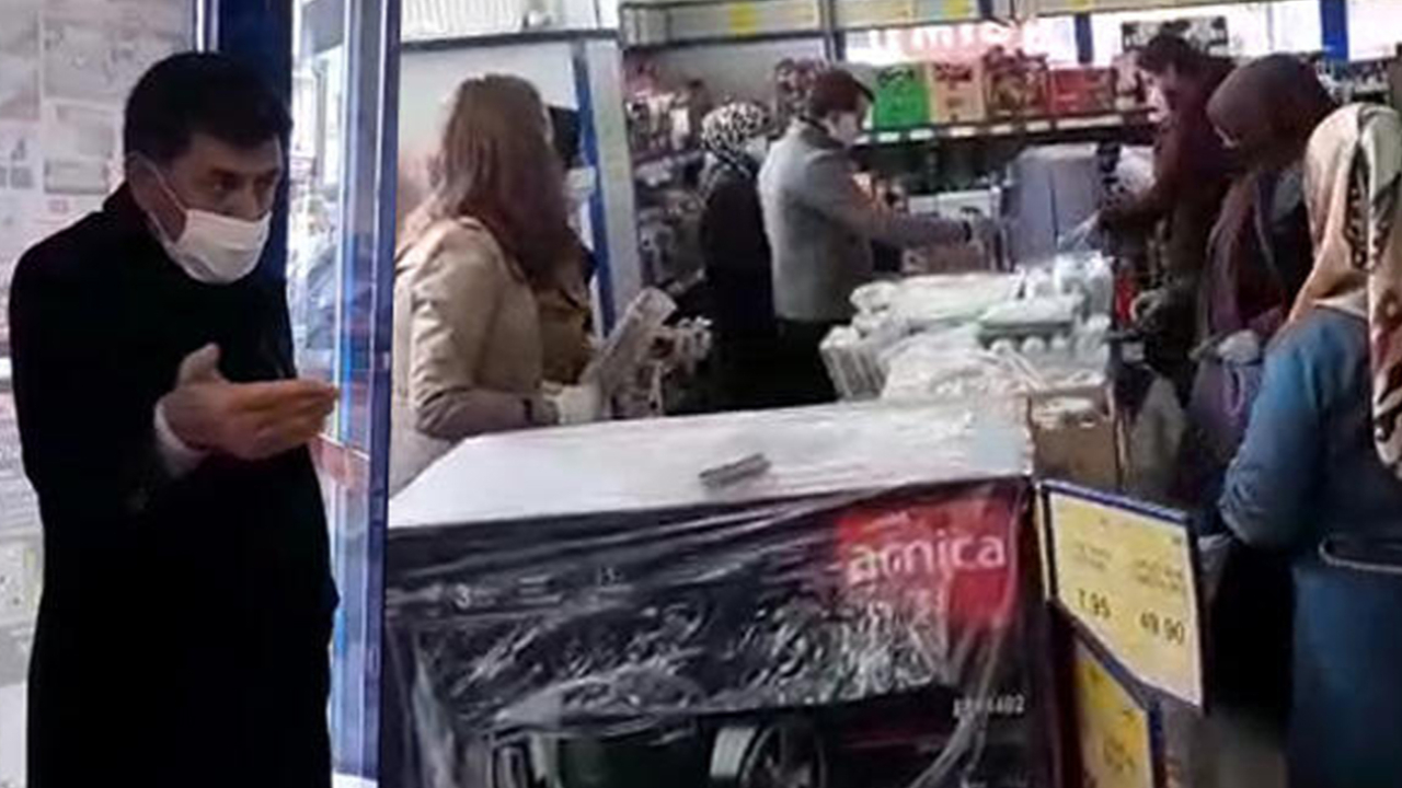Son dakika... Erzincan Belediye Başkanı'ndan marketteki izdihama tepki (koronavirüs, Kovid-19, Corona, Covid-19)