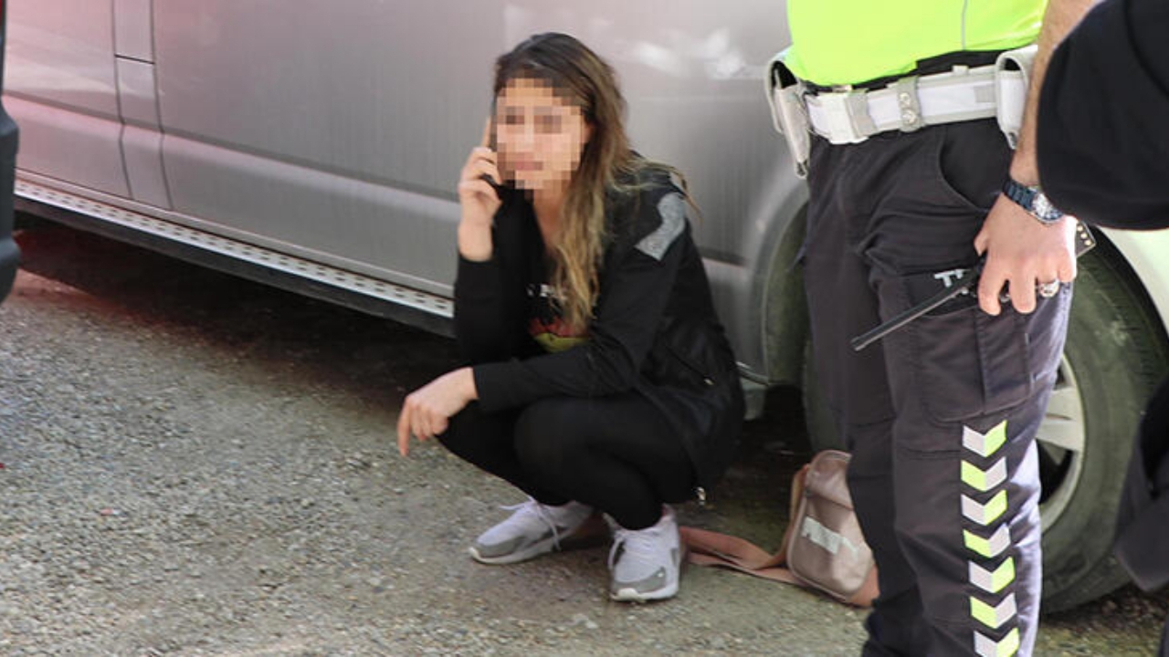 Yasağı delip sokağa çıktı, polisi görünce karısını bırakıp kaçtı!