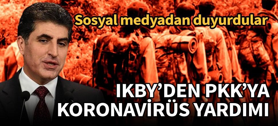 IKBY'den PKK'ya koronavirüs yardımı