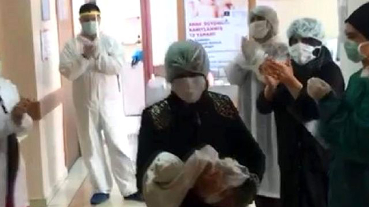 Müthiş haber! Koronavirüsle doğan bebek hastalığı yendi!