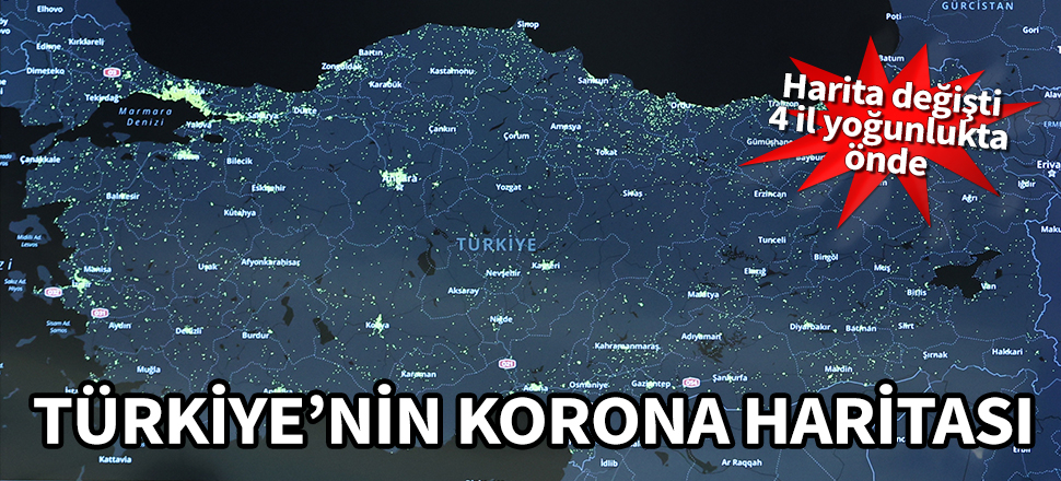 Türkiye'nin korona haritası! Bakan Koca o 4 ili işaret etti