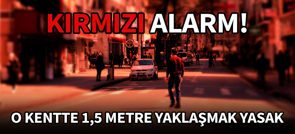O şehirde 1 buçuk metreden yakın yürüyene para cezası