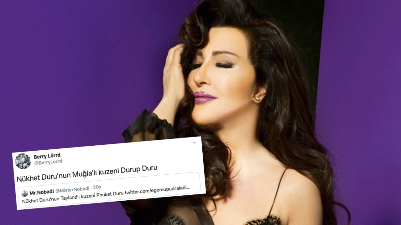 Nükhet Duru ve 'kuzeni' sosyal medyanın dilinde