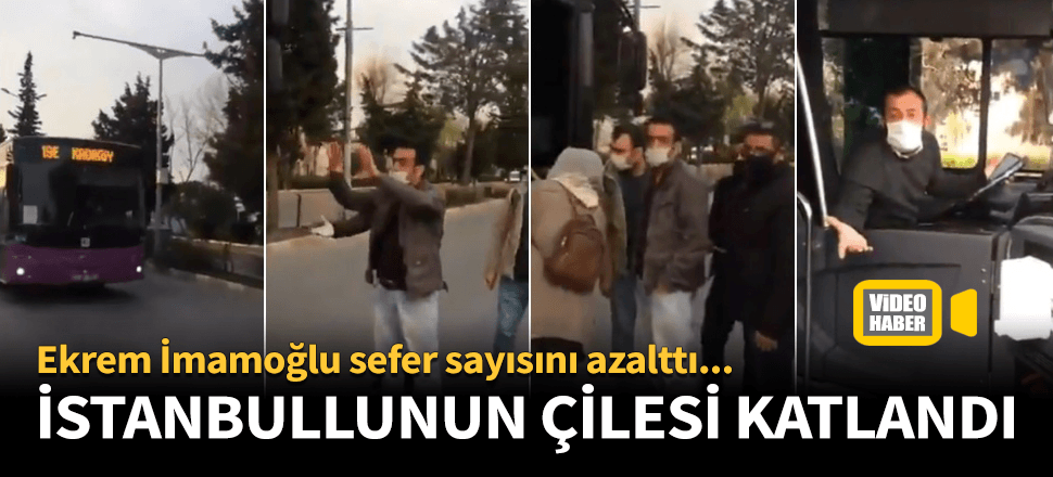 İmamoğlu otobüs sayısını azalttı! İstanbullunun çilesi katlandı...