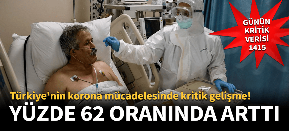Türkiye'nin korona mücadelesinde kritik gelişme! Yüzde 62 arttı...