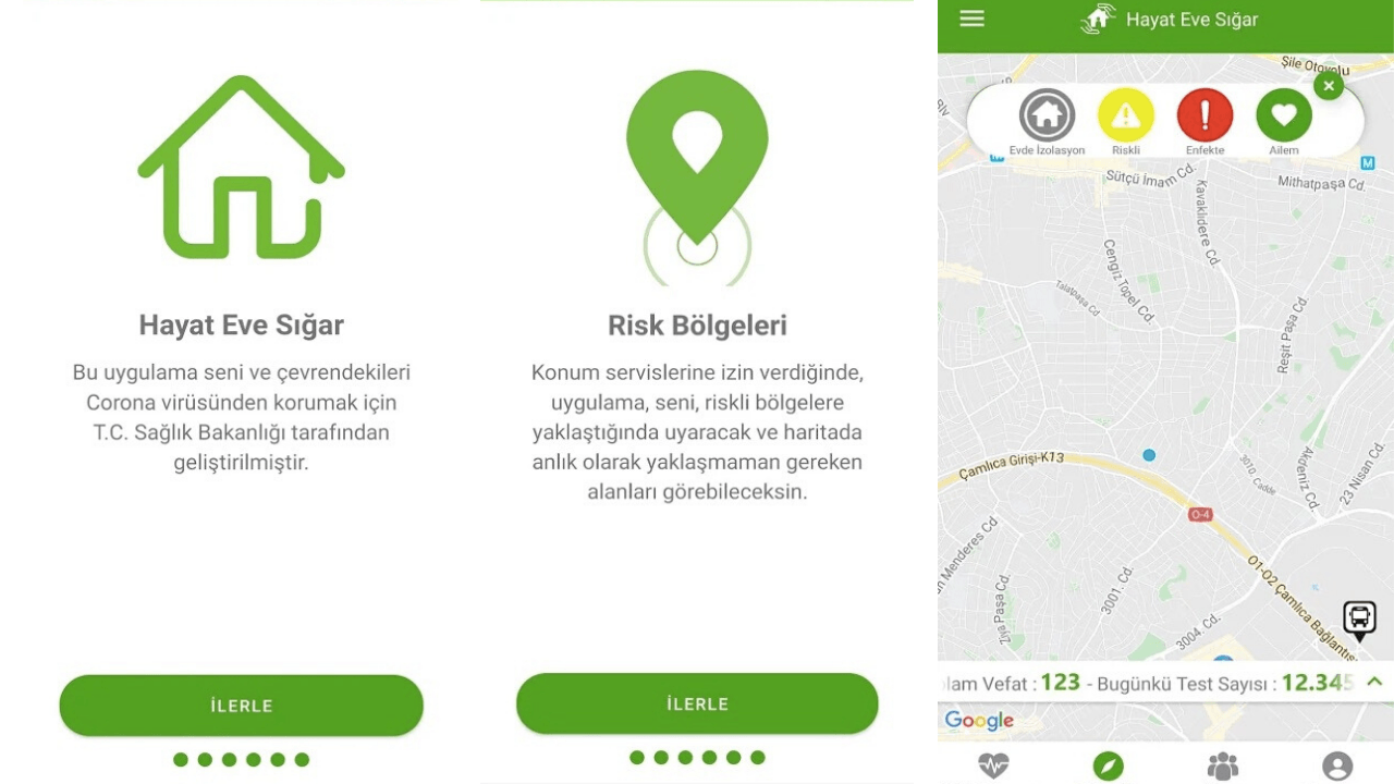 Hayat Eve Sığar uygulaması yayında! Enfekte kişiler haritadan görülebilecek