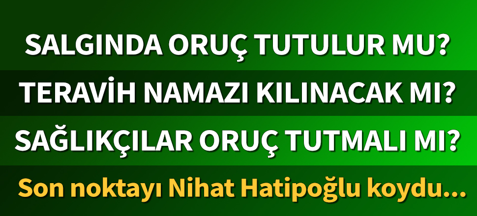 Son noktayı Nihat Hatipoğlu koydu...