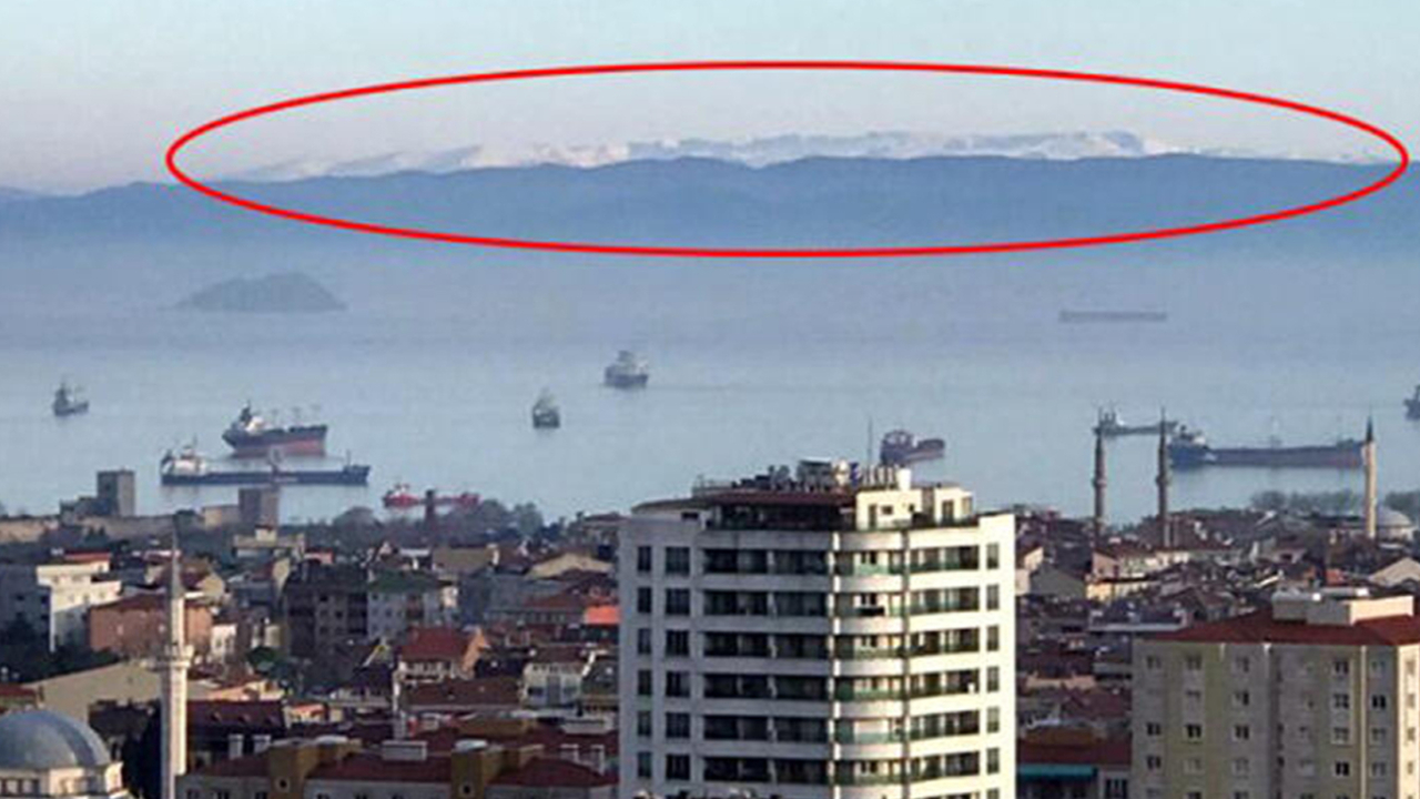 Son dakika... Doğa kendini yeniliyor! İstanbul’dan Uludağ’ın zirvesi görülüyor