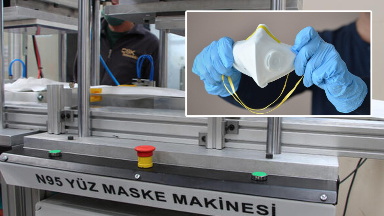 Son dakika... MEB, N95 standardında maske makinesi üretti