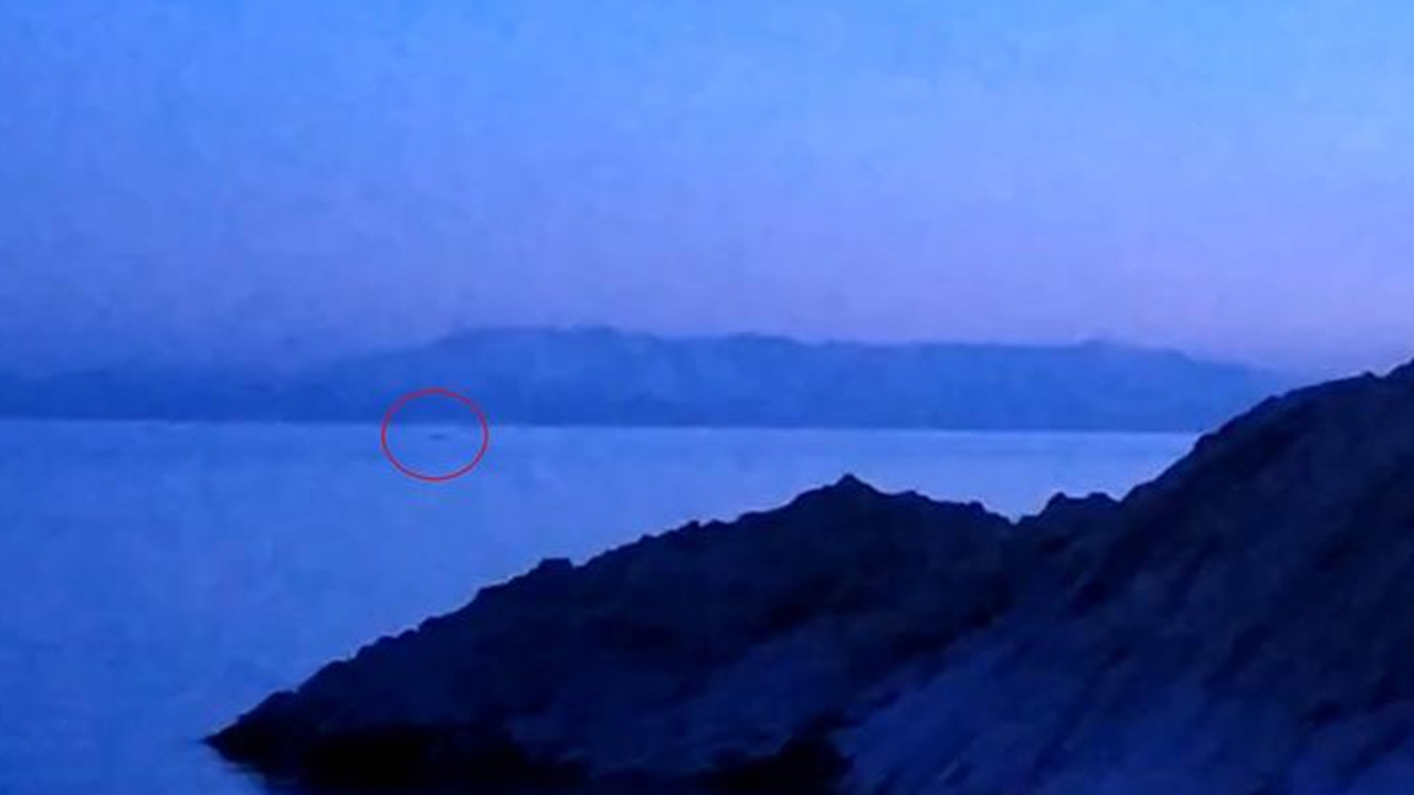 Son dakika... Görüntülediği cismi 'Van Gölü Canavarı' sandı!