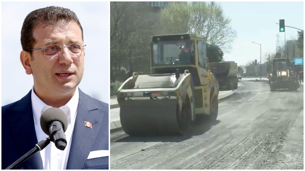 İmamoğlu "2 günde 500 bin ton asfalt döktük" dedi! Sosyal medyadan tepki yağdı...