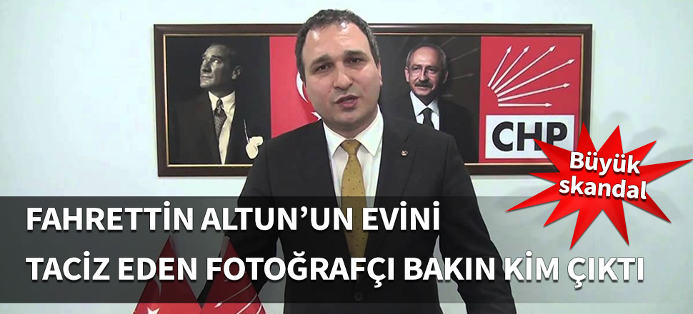 Fahrettin Altun'un evini taciz eden fotoğrafçı bakın kim çıktı!