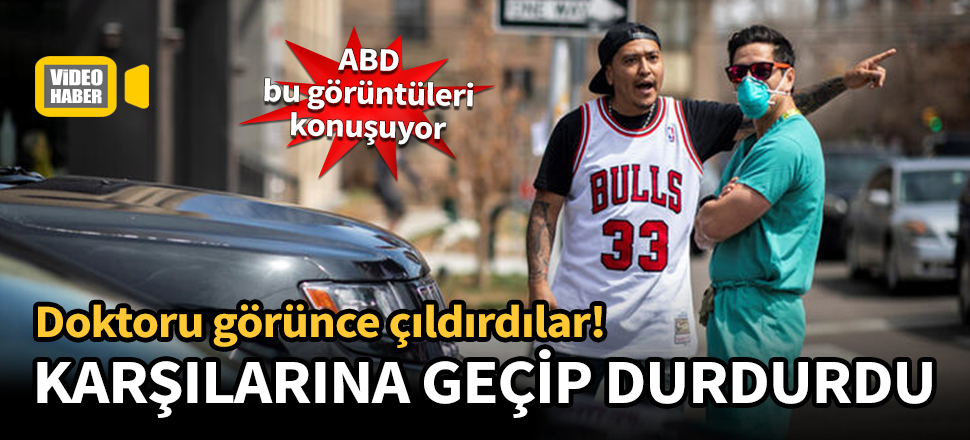 Korona kısıtlaması istemeyen protestocuların karşısında durdular