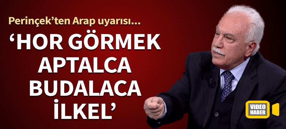 Doğu Perinçek'ten ilginç çıkış: Arapları hor görmek yerine...