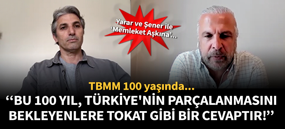 Mete Yarar ve Nedim Şener'den 23 Nisan mesajı: Milletine sırtını dayayan Atatürk ve silah arkadaşlarını minnetle anıyoruz!