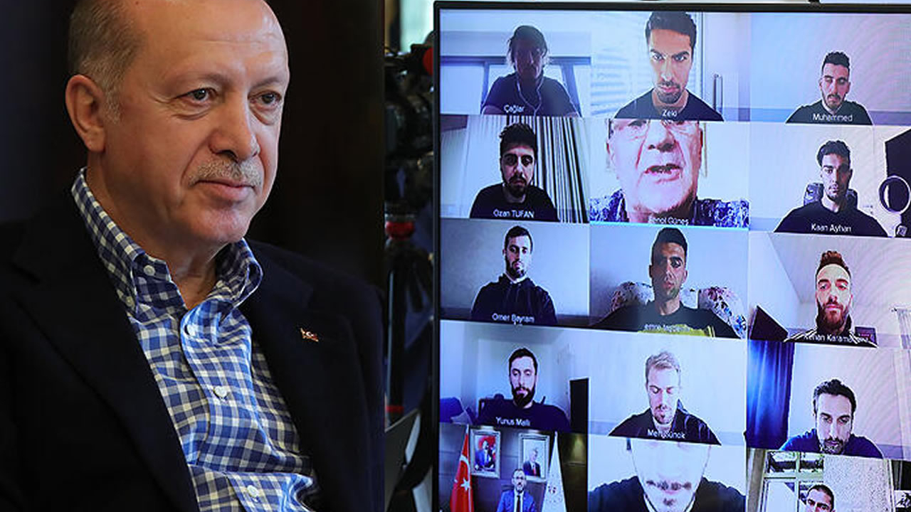 Cumhurbaşkanı Erdoğan: İdmanlarınızı aksatmayın topluma örnek olun
