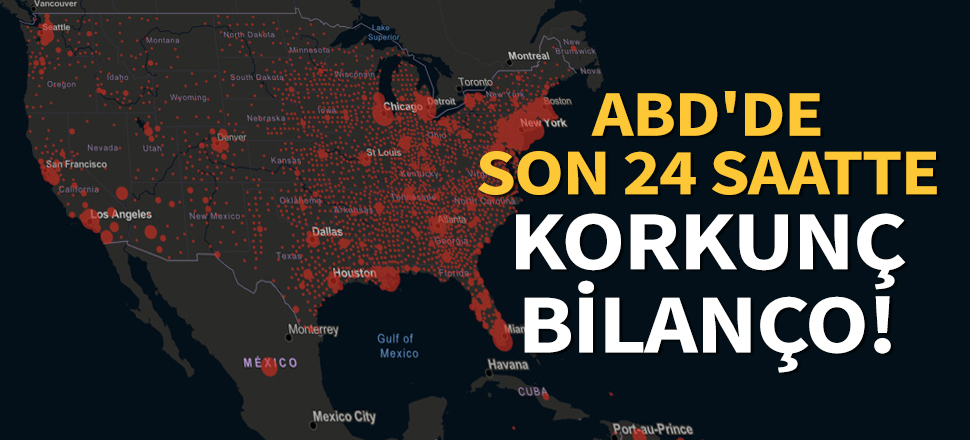 Son dakika... ABD'de koronavirüs salgınında 3 bin 178 can kaybı daha