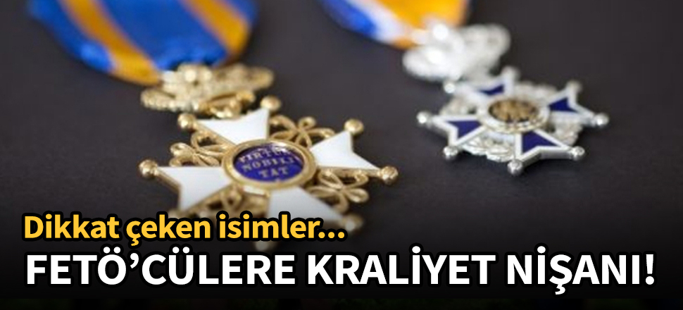 Hollanda, FETÖ'cülere kraliyet nişanı verdi!