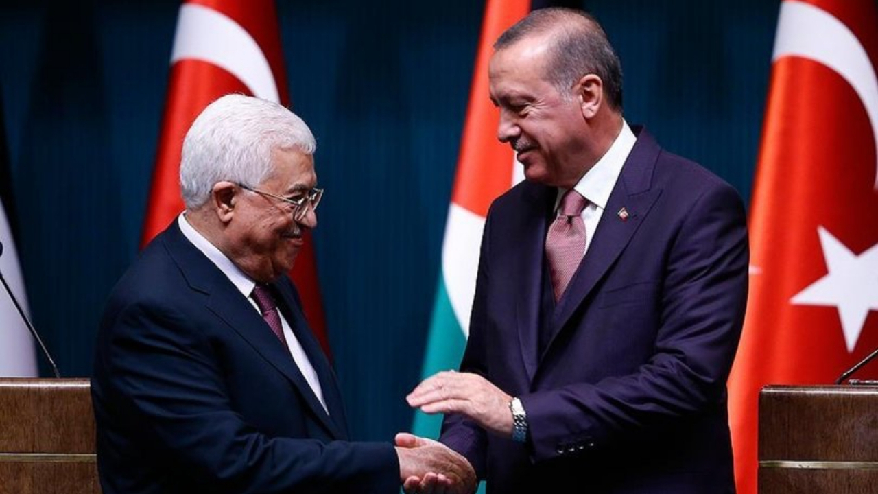 Cumhurbaşkanı Erdoğan, Mahmut Abbas ile görüştü
