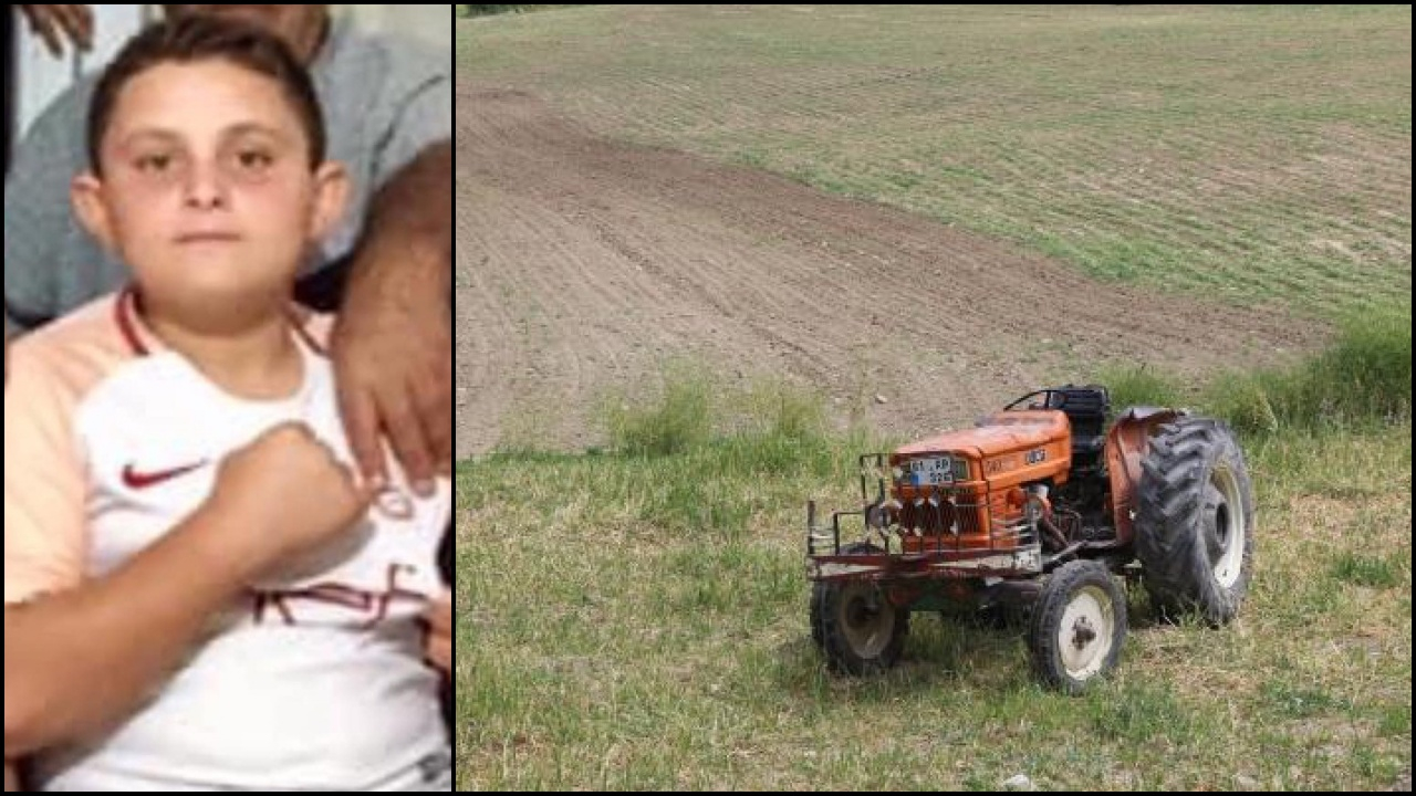 Babasının traktörüyle kaza yapan çocuk, yaşamını yitirdi