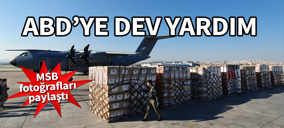 ABD'ye dev yardım! Uçak havalandı...