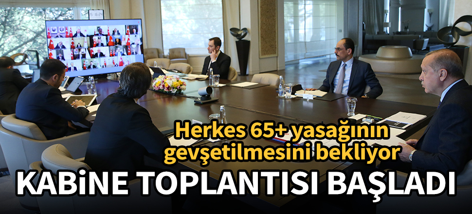 Cumhurbaşkanı Erdoğan başkanlığındaki kabine toplantısı başladı