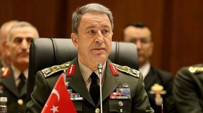 Hulusi Akar Brüksel'de NATO toplantısına katıldı