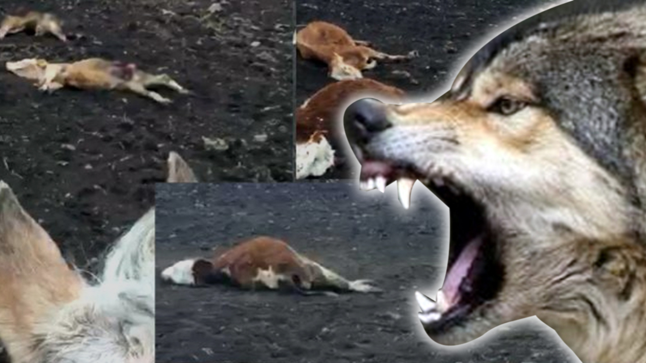 Son dakika... Ardahan'da kurtlar sürü halinde gezdikleri kentte 6 ineği parçaladılar!