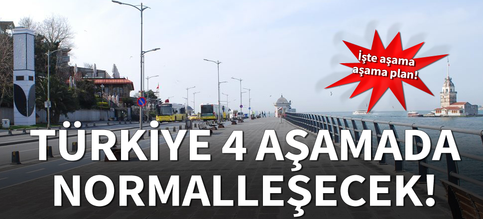 Türkiye'den dört aşamalı normalleşme planı: Ramazan ile başlayacak aşı ile bitecek