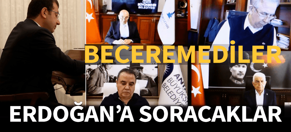 Beceremediler! "Beceremedik" dememek için Erdoğan ile görüşmek istiyorlar...
