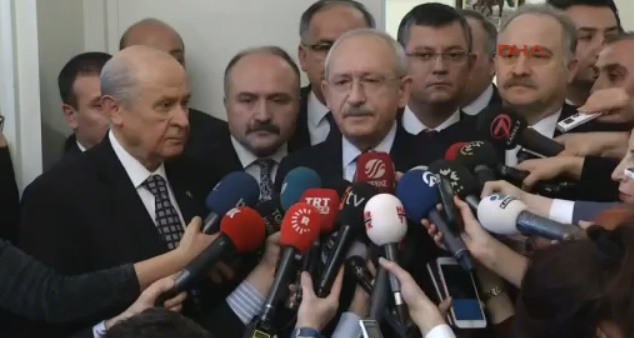 Kılıçdaroğlu ile Bahçeli görüşmesi sonrası tek taraflı açıklama!
