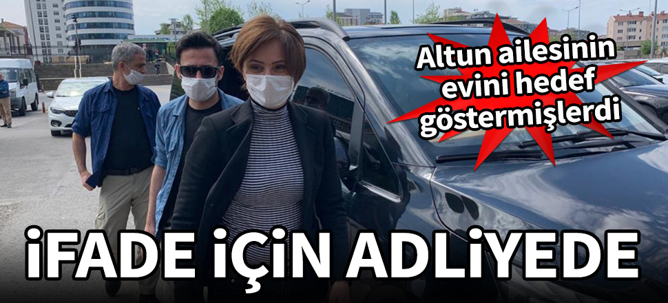 CHP İstanbul İl Başkanı Canan Kaftancıoğlu, ifade vermek için adliyede